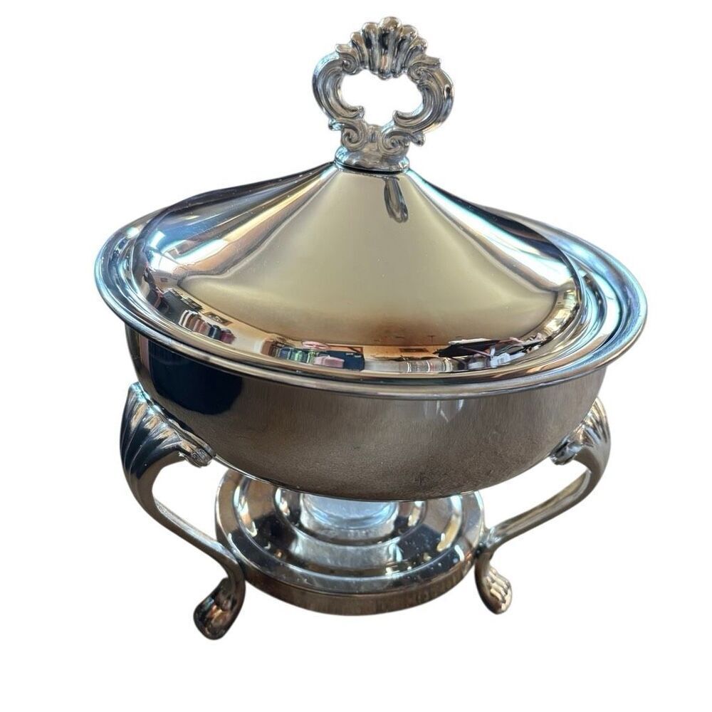 F.B. Rogers Vintage Silverplate Chafing Dish